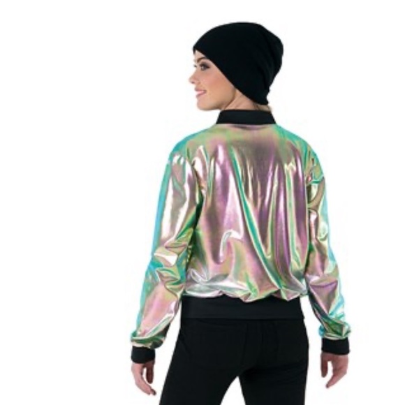 Weissman Jackets & Coats Weissman Costumes Metallic Chrome Bomber